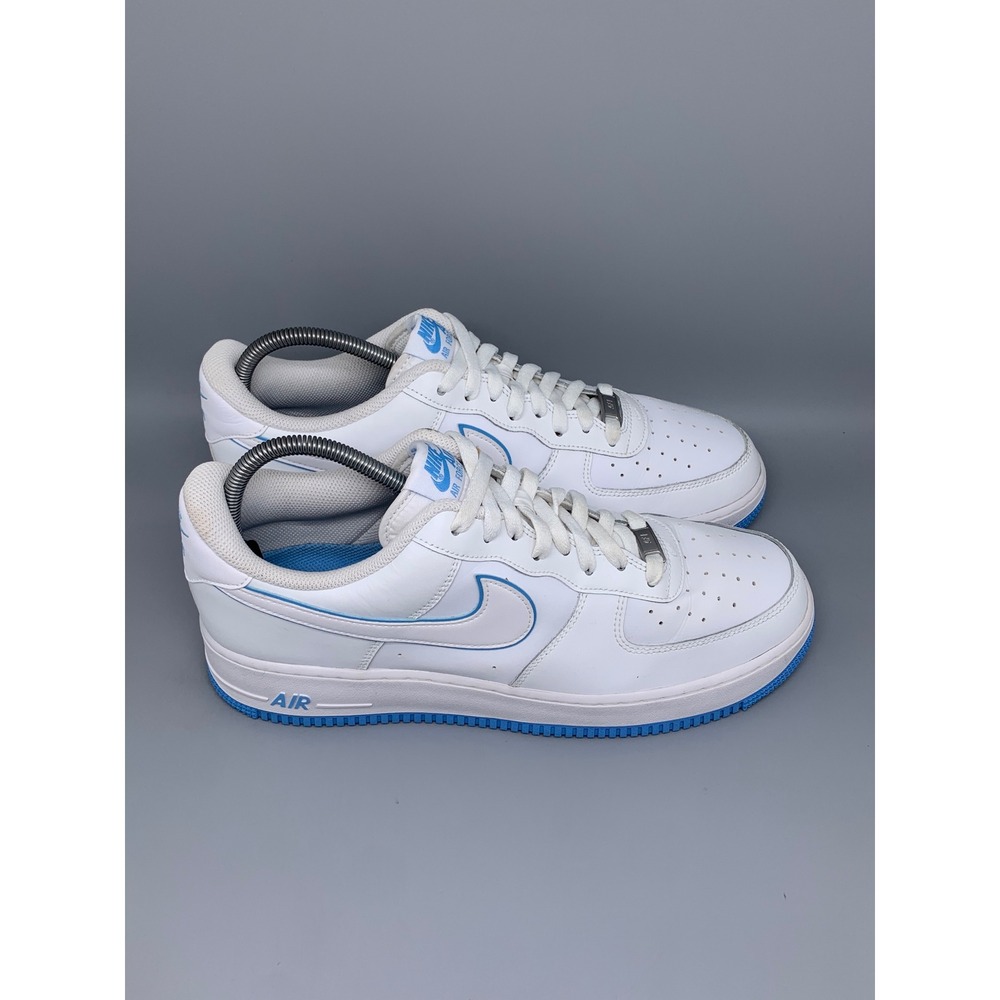 Nike Air Force 1 Low White University Blue Shoes DV0788-101 Men's Sz 12